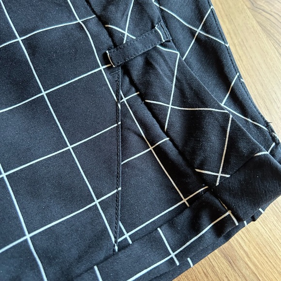 Windowpane check black spring pant - Picture 5 of 6